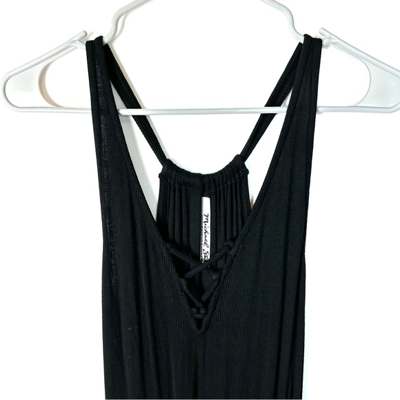 Michael Stars long black reversible tube dress. Halter style. Size small - Picture 2 of 8
